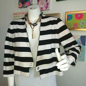 Stripe Crop Jacket
